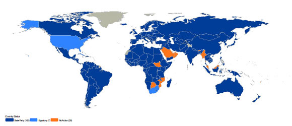 State ratification of the ICESCRCredit: OHCHR