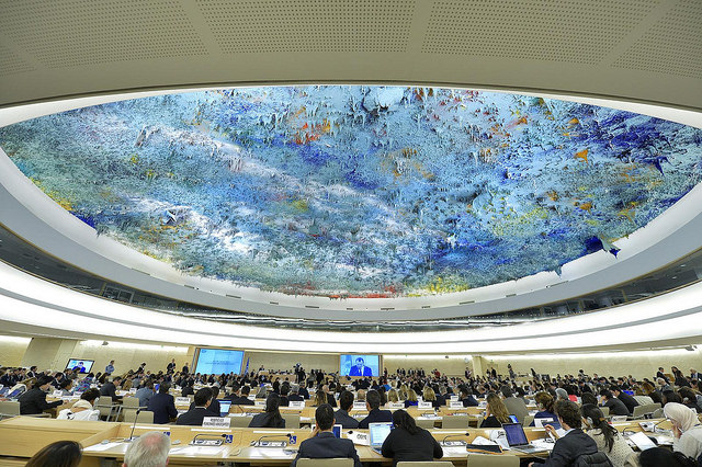 The Human Rights Council in sessionCredit: UN Photo / Jean-Marc Ferré