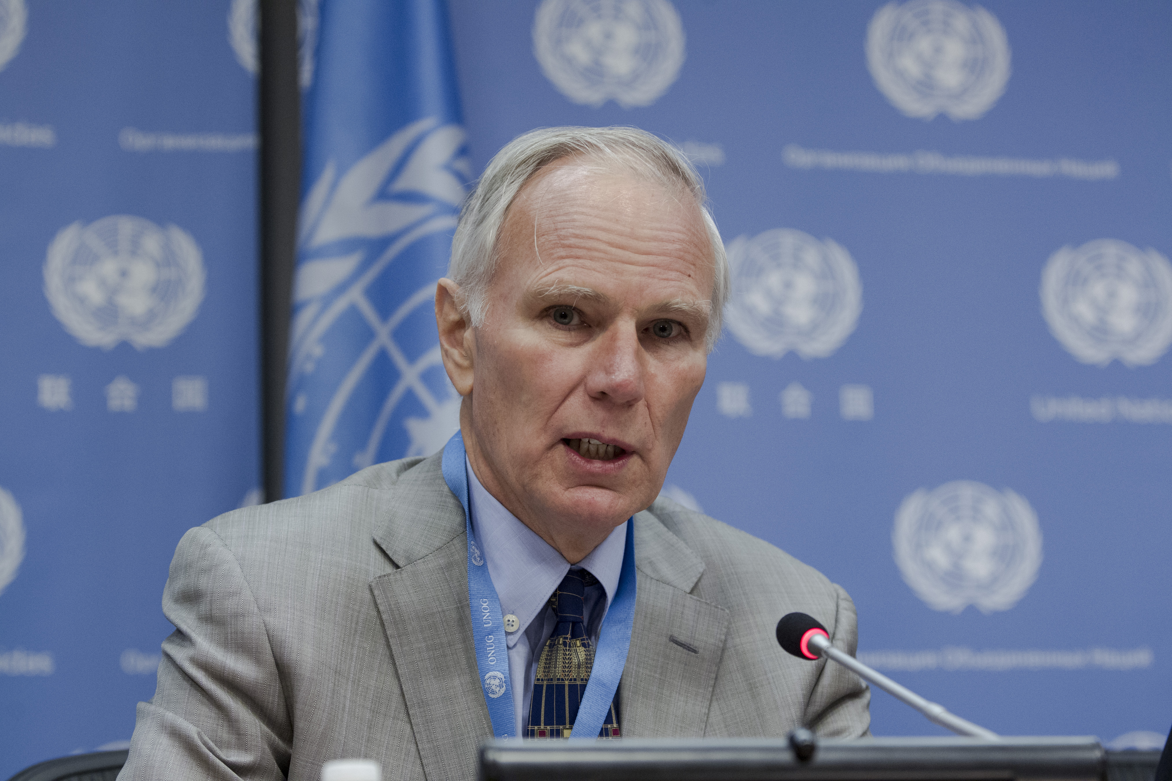 Philip Alston, Special Rapporteur on extreme poverty and human rightsCredit: UN Photo/Loey Felipe