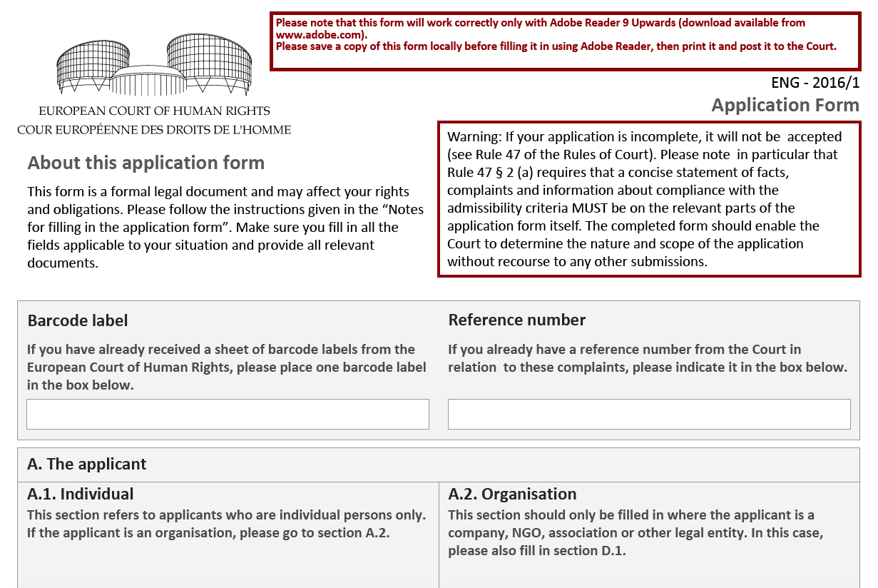 Who is applicant. European Court documents. Tender application format. Change of Representative ECHR. Template for application to change Parties in Dubai International Court.