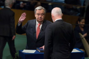 António Guterres Assumes UN Secretary General Office, Calls for Peace ...