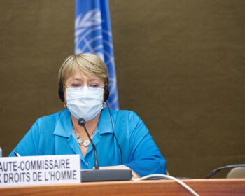 High Commissioner for Human Rights addresses the Human Rights Council in June 2021