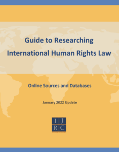 international human rights research topics