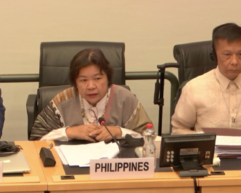 Philippines participates in a constructive dialogue with the Committee on Migrant Workers during its 36th Session